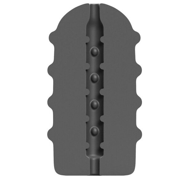 Obsenza - Masturbador Bumpy All Black para Prazer e Estímulo Intenso - Preto - Image 1
