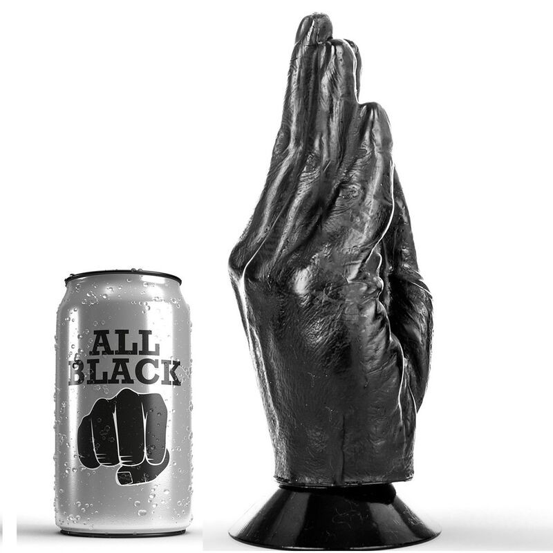 Obsenza - Dildo Fisting Ergonómico de 21 cm para Experiencias Intensamente Placenteras - Negro - Image 1