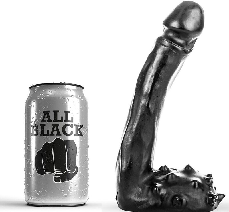 Obsenza - Dildo Realistico 19 cm All Black per Piacere e Sensualità - Nero - Image 1