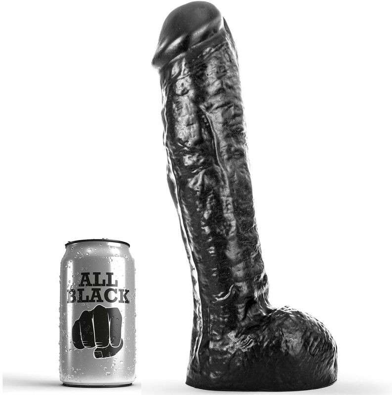Obsenza - Dildo Extremo 29 cm con Venas Realistas para Placer Total - Negro - Image 1