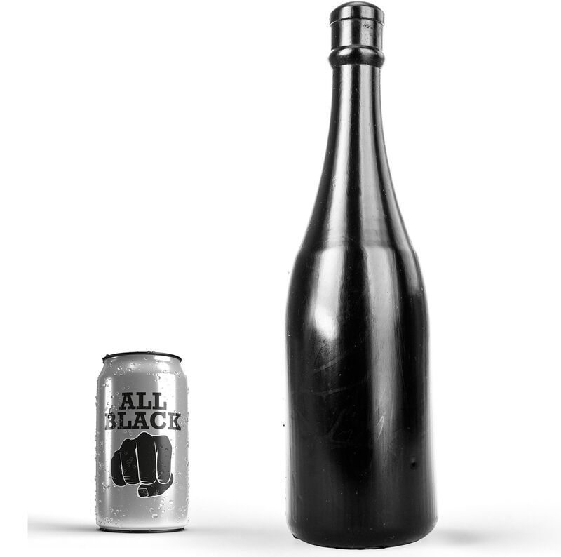 Obsenza - ALL BLACK Analflasche 34,5 cm – Elegantes und Vielseitiges Analspielzeug - Schwarz - Image 1