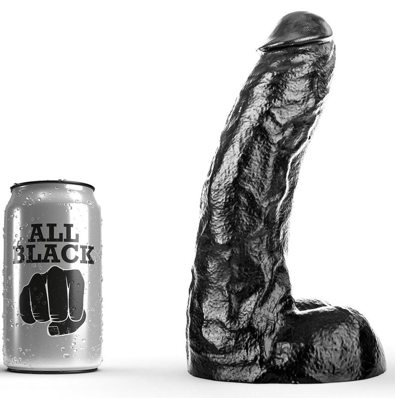 Obsenza - Dildo All Black de 26 cm para Placer y Estimulación Personal - Negro - Image 1