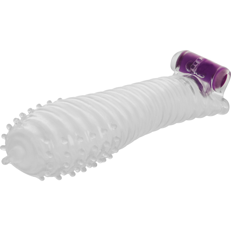 Obsenza - Strukturierte Penishülle mit vibrierender Kugel für intensive Stimulation - Image 1