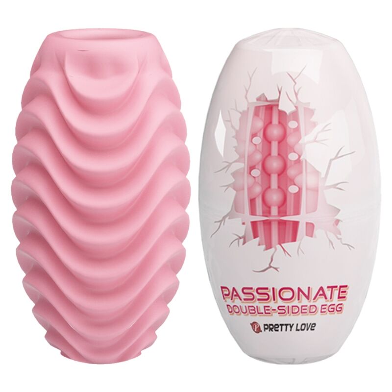 Obsenza - Uovo Masturbatore Doppia Faccia Reversibile Pretty Love - Image 1