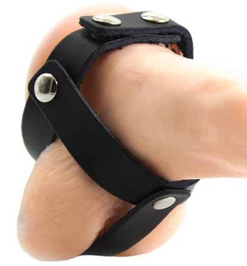 Obsenza - Cage à Balles en Cuir OHMAMA Fetish pour Jeux de Domination - Image 1