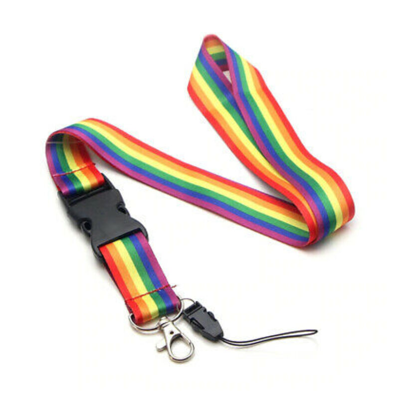Obsenza - Lanyard Arc-en-Ciel Pride LGBT pour Événements Festifs - Image 1
