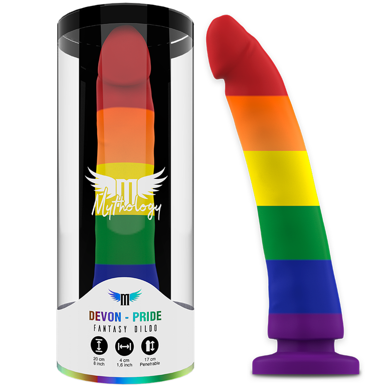 Obsenza - Mythology Devon Pride Dildo L - Vibrador Flexível de Alta Qualidade - Image 1