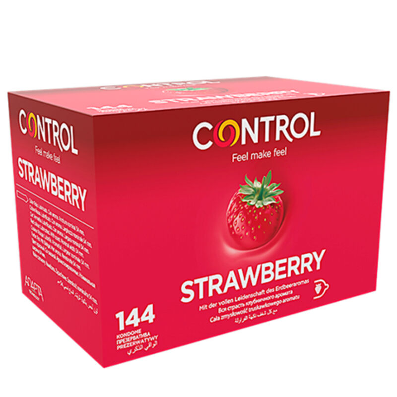 Obsenza - Preservativi Adapta alla Fragola Control 144 Pezzi - Image 1