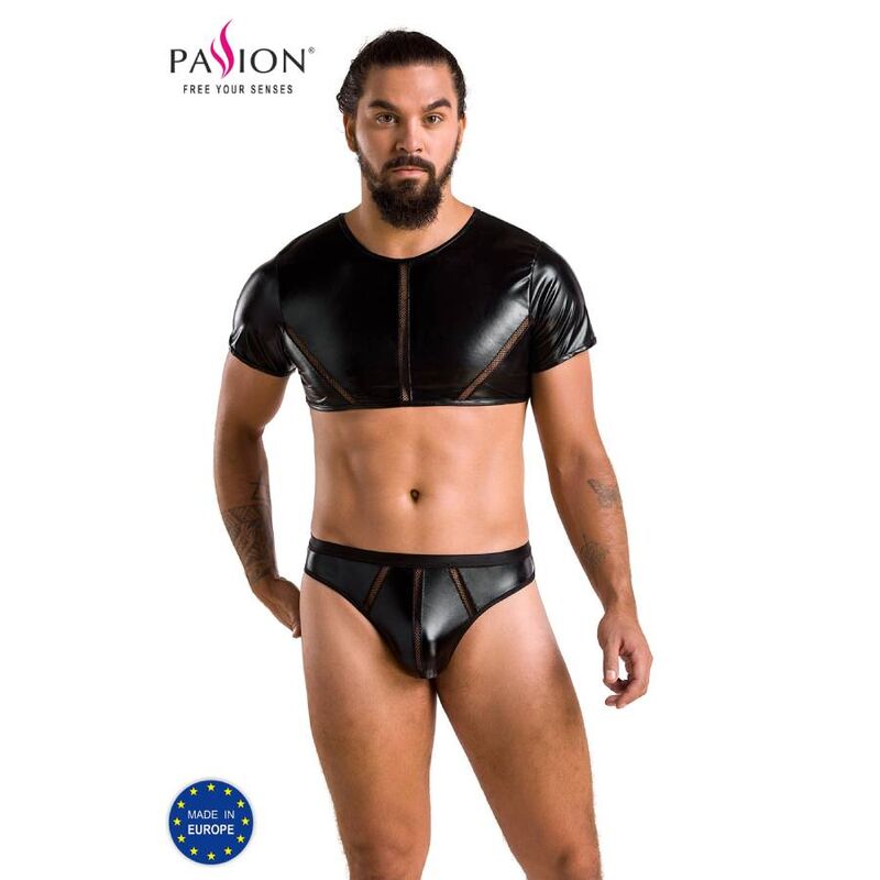 Obsenza - Passion 057 Peter Black S/M Lingerie Set for Elegant Confidence - Black - Image 1