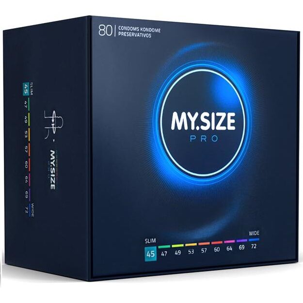 Obsenza - My Size Pro Condoms 45mm 80 Units for Perfect Fit and Sensitivity - Image 1