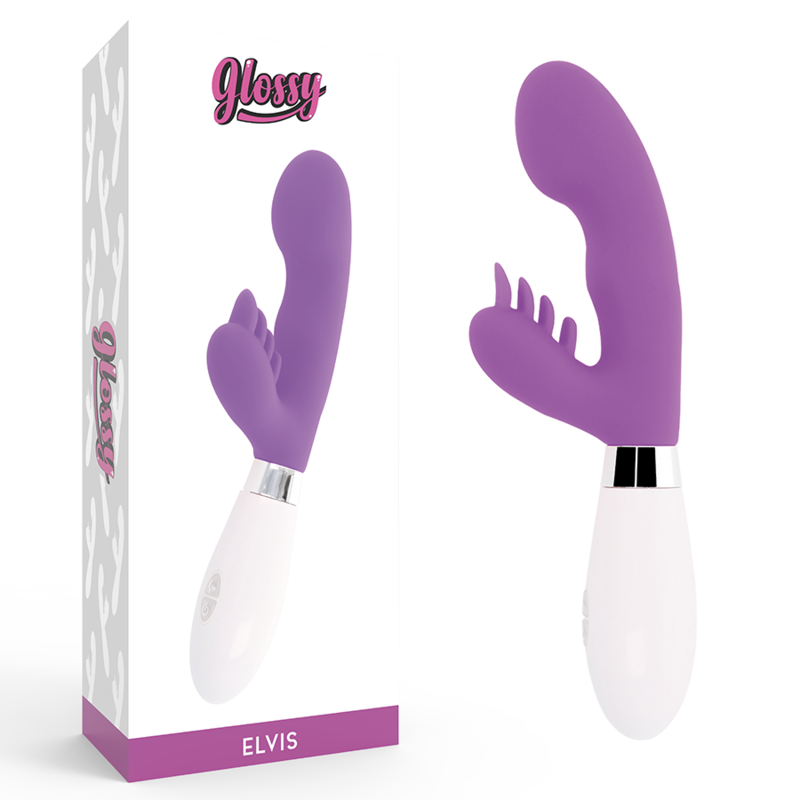 Obsenza - Rabbit Elvis Lila – Masajeador de Silicona con 10 Funciones para Placer en Solitario y en Pareja - Image 1