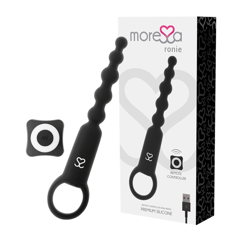 Obsenza - Ronie Controle Remoto Preto Prazer Anal - MORESSA - Image 1