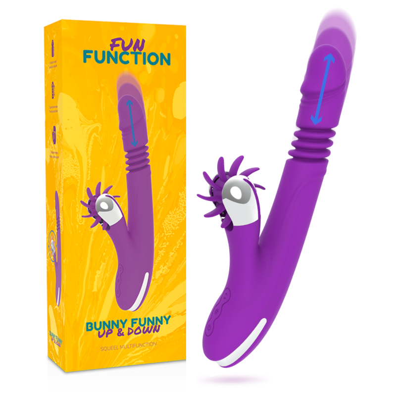 Obsenza - Rabbit Clitoral Stimulator FUN FUNCTION Bunny Funny Up & Down 2. - Image 1