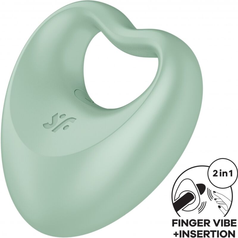Obsenza - Satisfyer Par Perfeito 3 Verde - Anel Peniano e Vibrador 2 em 1 - Verde - Image 1