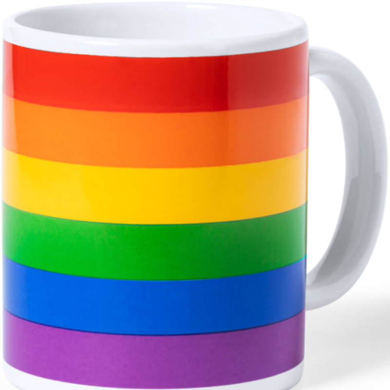 Obsenza - Tasse Pride Drapeau LGBT en Boîte Kraft Individuelle - Image 1