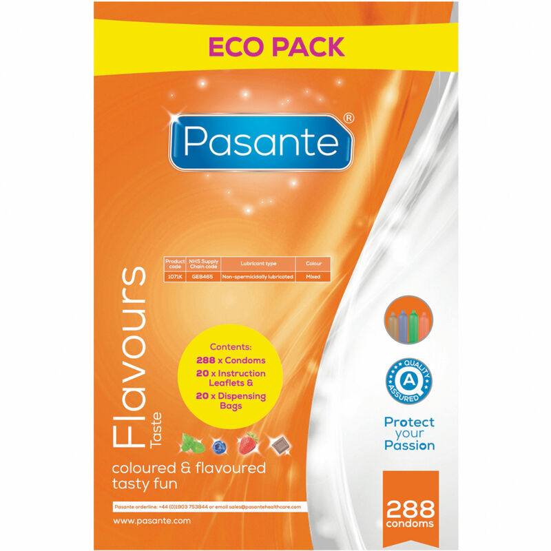 Obsenza - Pasante Eco Pack Flavored Condoms Bag 288 Units - Image 1