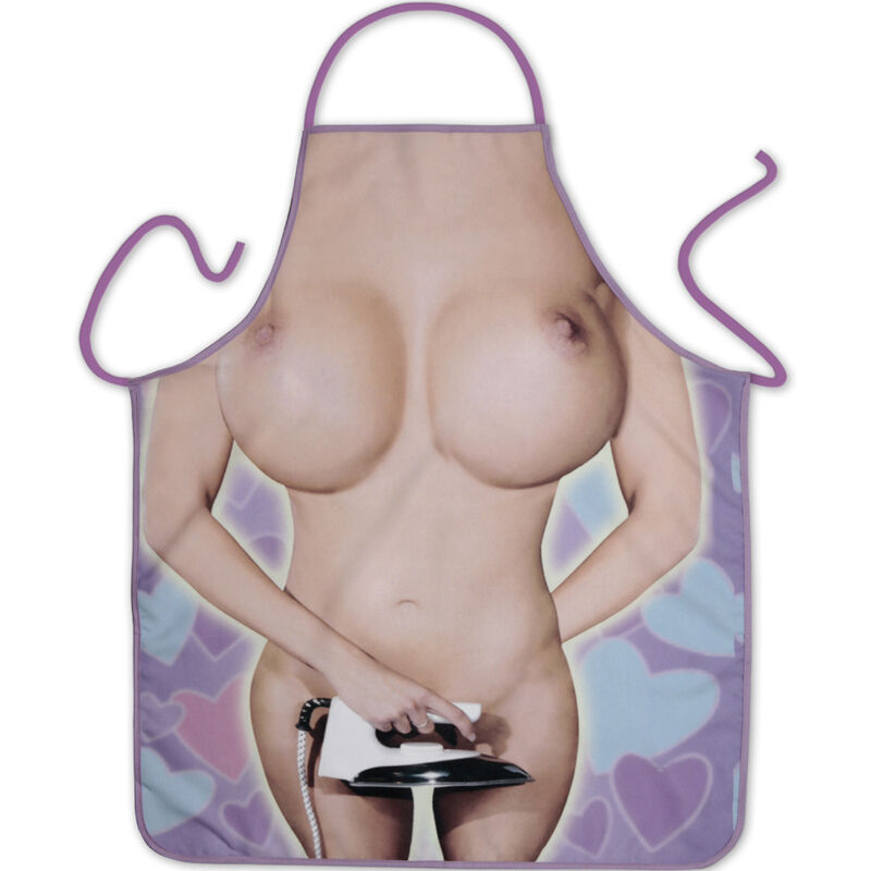 Obsenza - Delantal Sexy Plancha Mujer con Ilustraciones Eróticas y Divertidas - Image 1