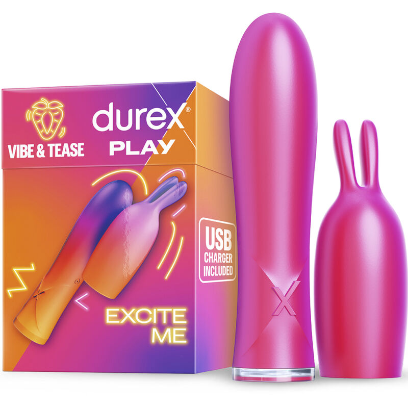 Obsenza - Vibrador Rabbit Vibe & Tease de Durex para Placer Personal - Image 1