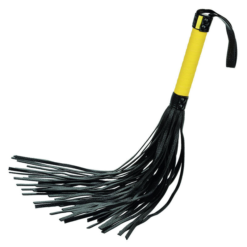 Obsenza - Boundless Látigo de Mano BDSM con Borlas de Cuero Vegano para Placer y Fantasías - Image 1