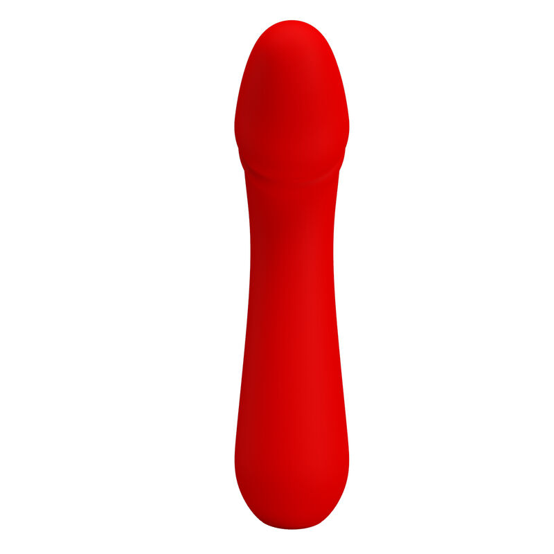 Obsenza - Vibrador recargable Cetus de silicona flexible y potente - Rojo - Image 1