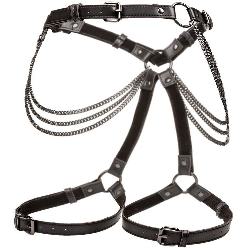 Obsenza - Euphoria Imbracatura Coscia Multi Catena Premium per Intimi e Festival - Nero - Image 1