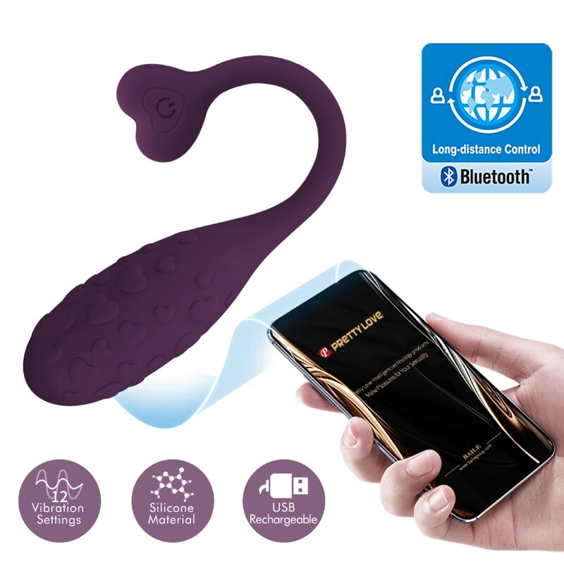 Obsenza - Uovo Vibrante Lila Controllato da App per Piacere Spontaneo - Image 1