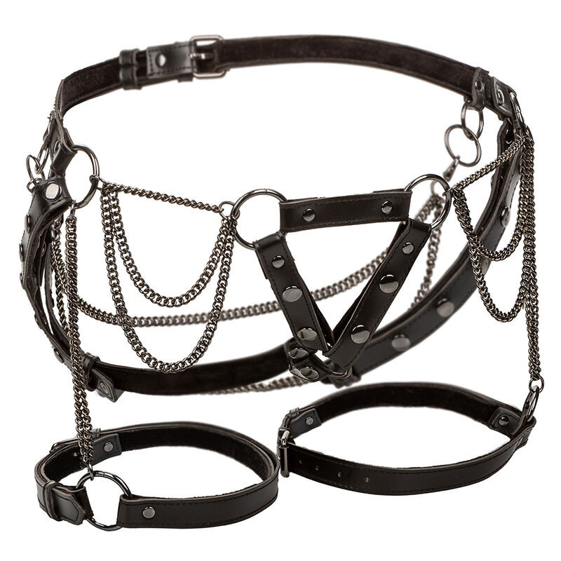 Obsenza - Euphoria Multichain Thigh Harness by CALEXOTICS - Black - Image 1
