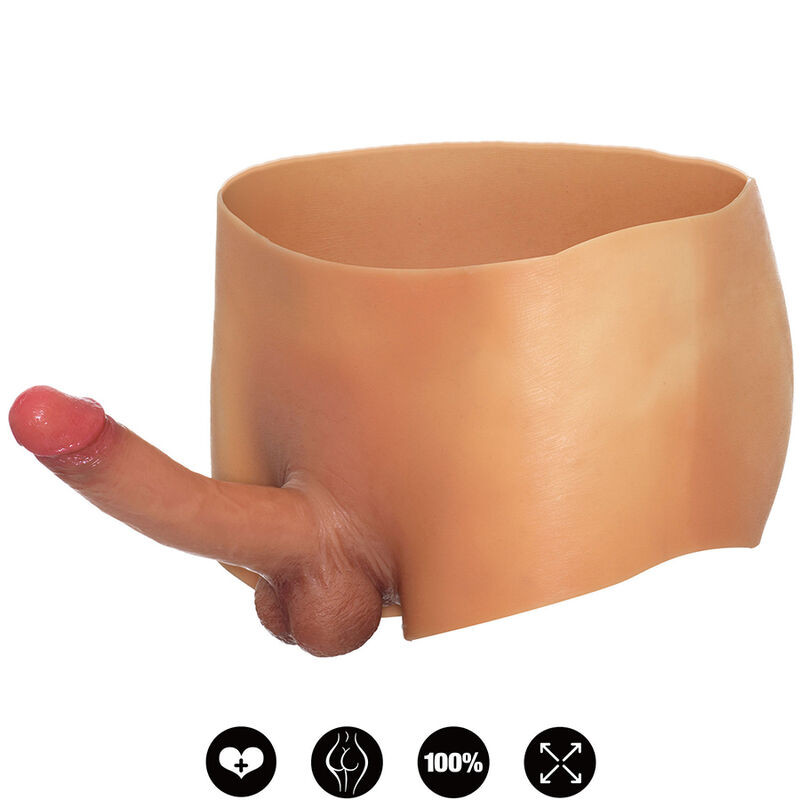 Obsenza - Alter Ego Boxershot com Pênis 18 cm – HIDDEN DESIRE - Preto - Image 1