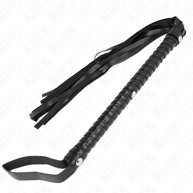 Obsenza - Peitsche mit Langem Griff 60 cm für intensive BDSM Spiele - Image 1