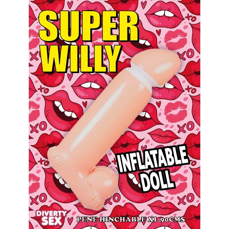 Obsenza - Pene Gonfiabile 100 cm Divertente Accessorio per Party e Giochi - Image 1