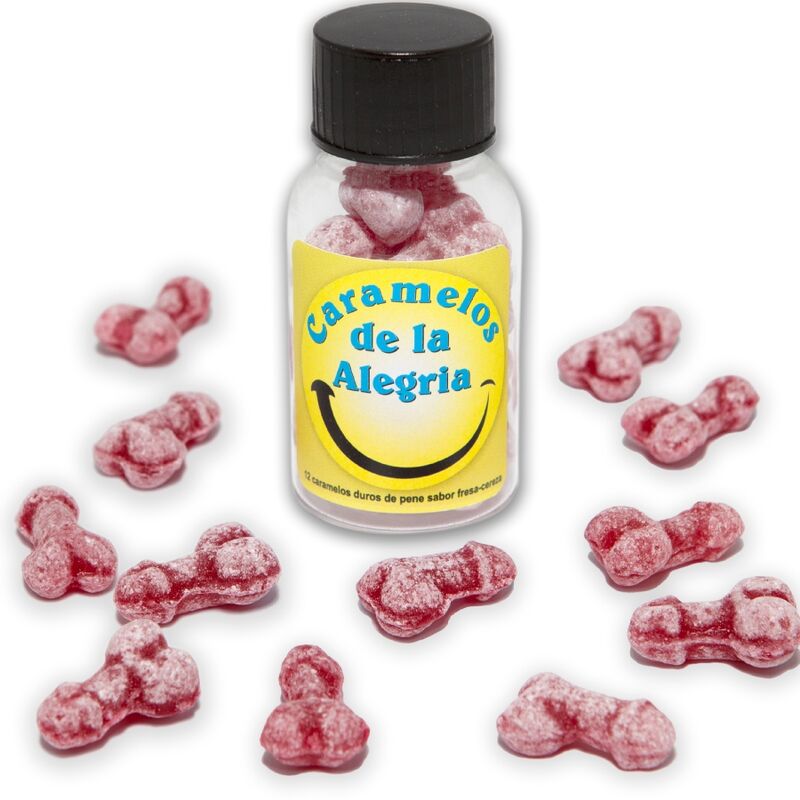 Obsenza - Erotische Lustbonbons in Penisform mit Erdbeer-Kirsch-Geschmack – Ideal für Partys - Image 1