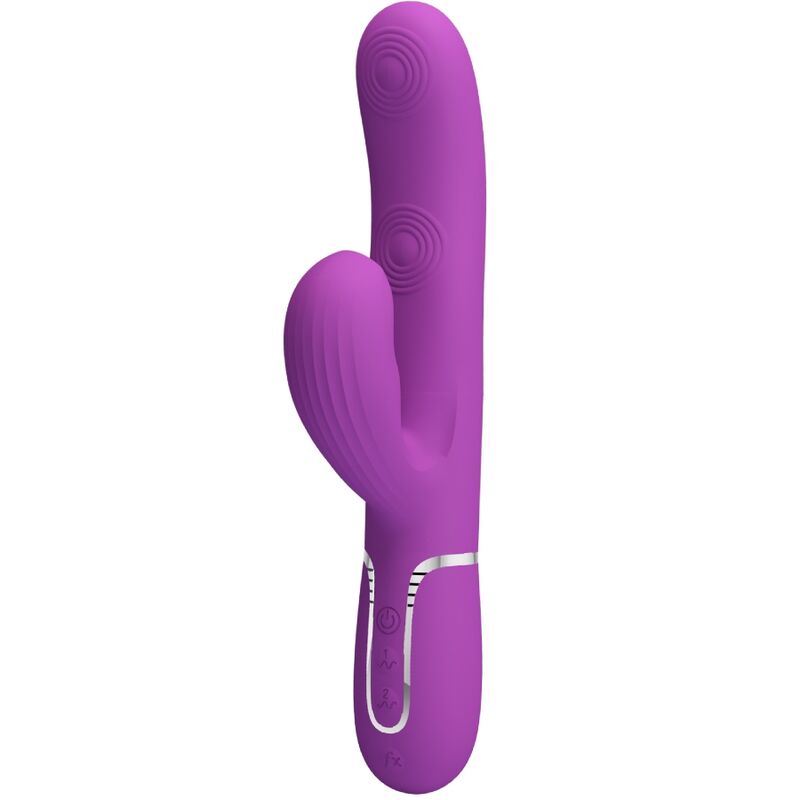 Obsenza - Perlita 3 in 1 Vibratore Multifunzione coniglio Viola - PRETTY LOVE - Viola - Image 1