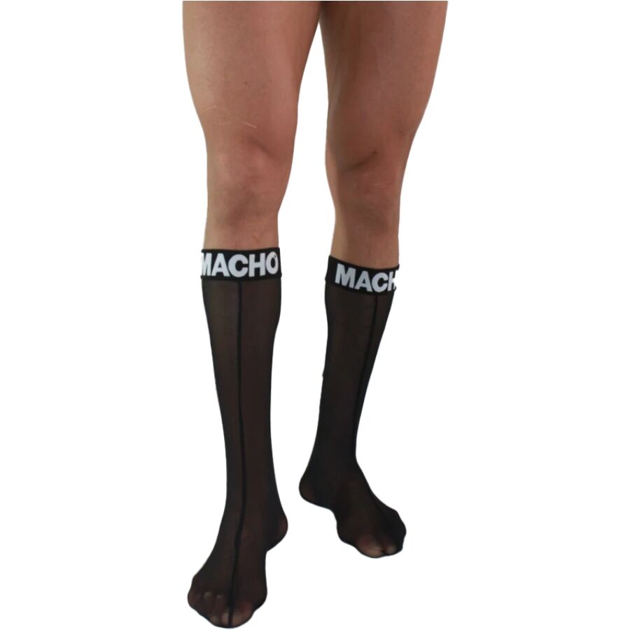 Obsenza - Macho Fetisch Halbtransparente Socke für Verführerischen Stil - OS - Image 1