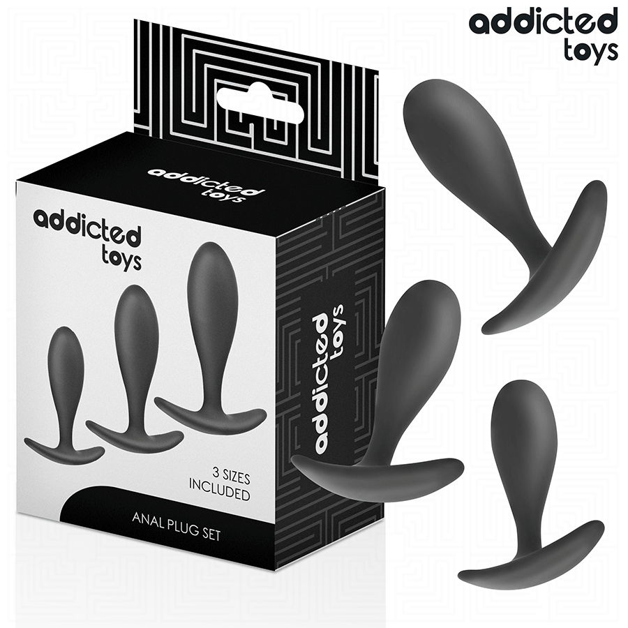 Obsenza - Set of 3 anal plug silicone model 2 - Image 1