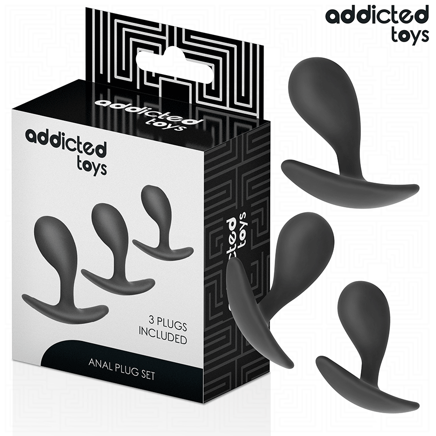 Obsenza - Set of 3 anal plug silicone model 3 - Image 1