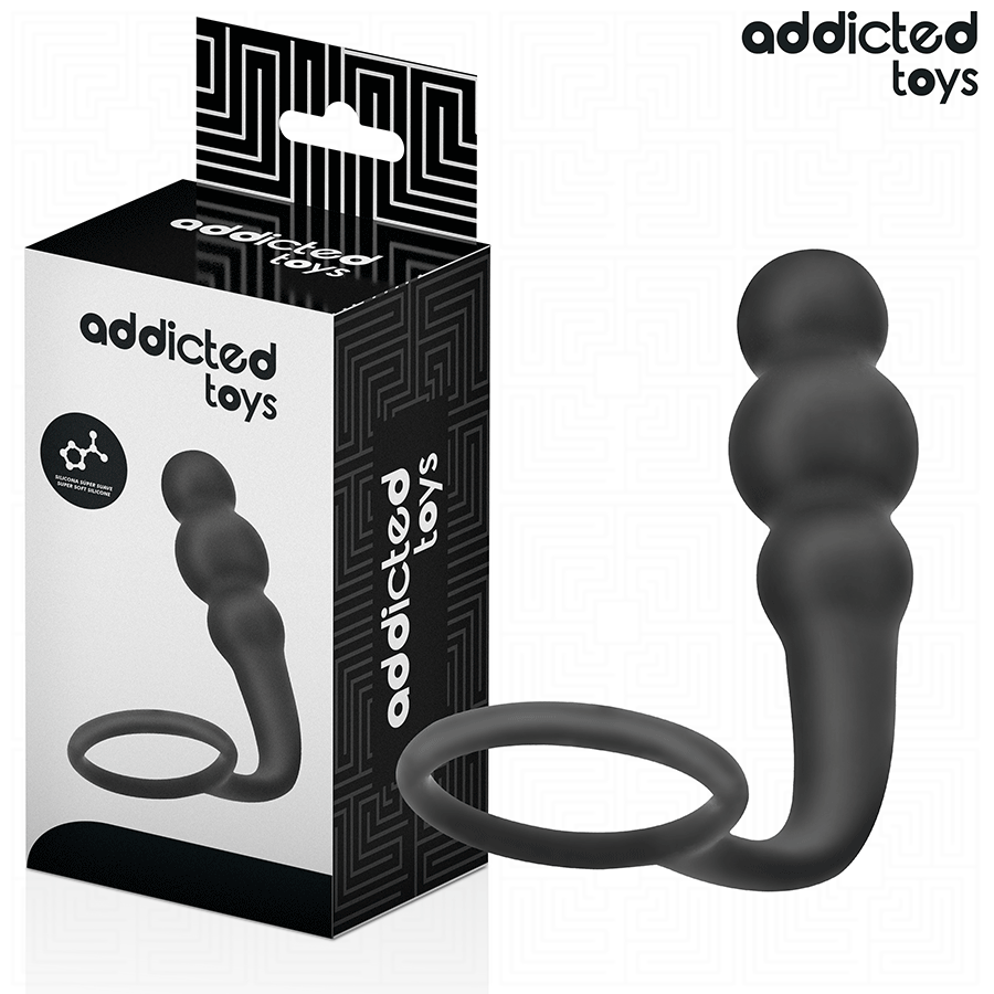 Obsenza - Anal plug with ring silicone model 1 - Image 1