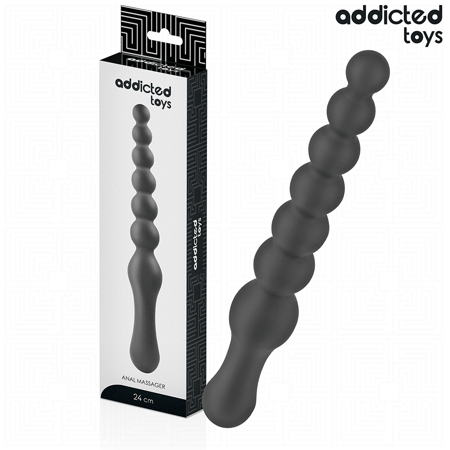 Obsenza - Double anal massager silicone 24 cm - Image 1