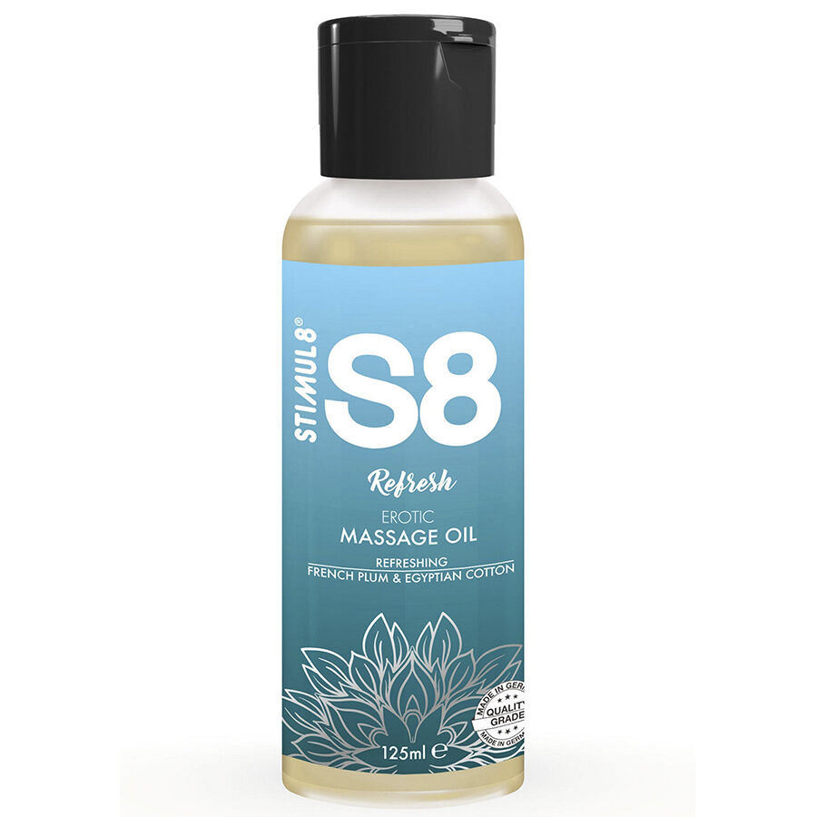 Obsenza - S8 refresh cotton massage oil 125 ml - Image 1