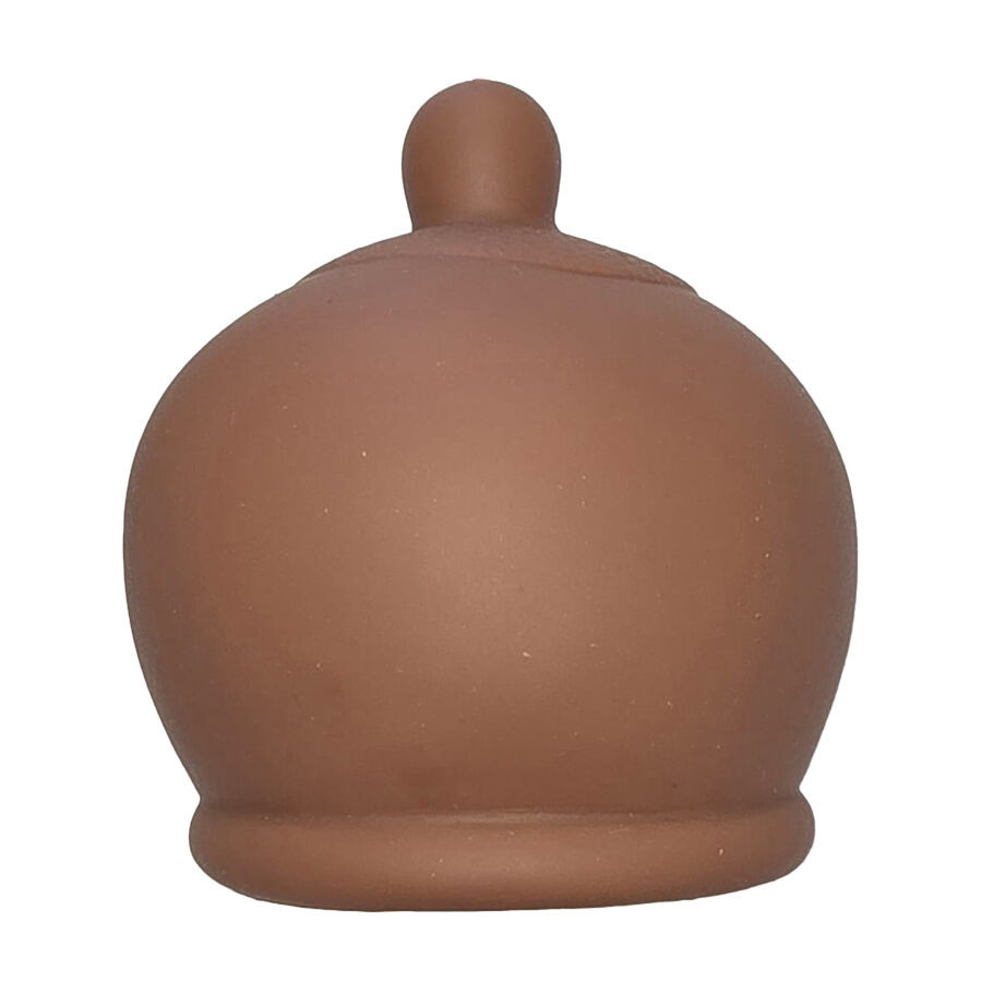 Obsenza - Brown breast-shaped stress toy - Image 1