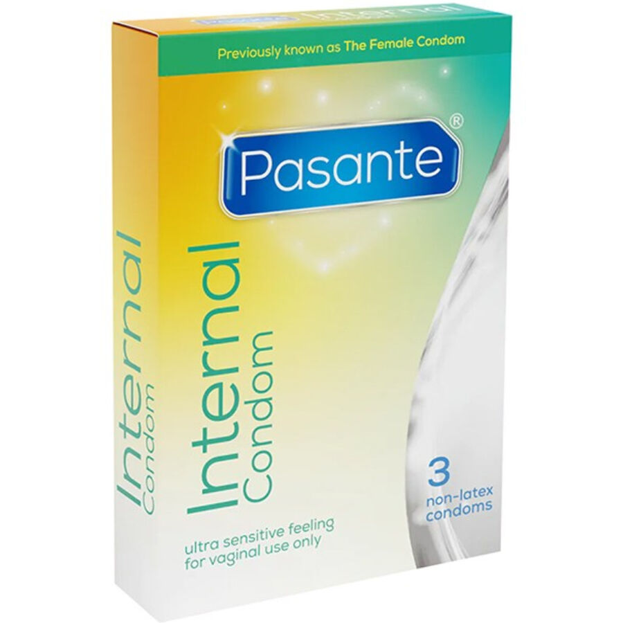 Obsenza - Pasante Non-Latex Internal Condoms - 3 Units for Safe Intimate Experiences - Image 1