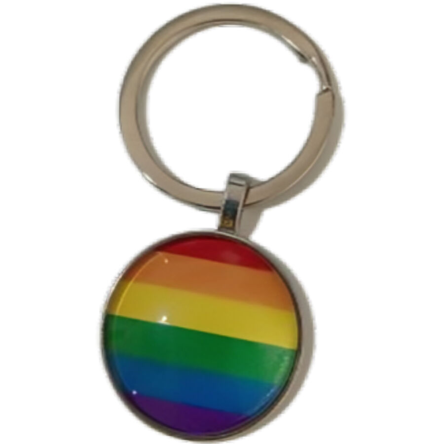 Obsenza - Porte-Clé Pride Arc-en-Ciel LGBT pour Fierté et Solidarité - Image 1