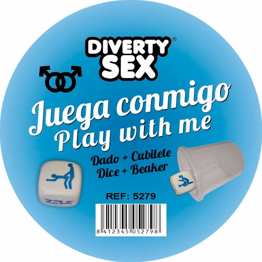 Obsenza - White hard dice with men positions and cube - Image 1