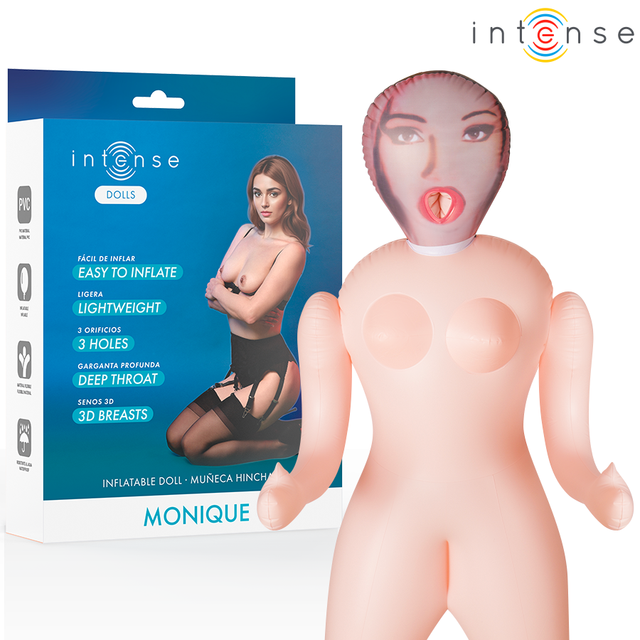 Obsenza - Monique inflatable doll with three orifices - Image 1