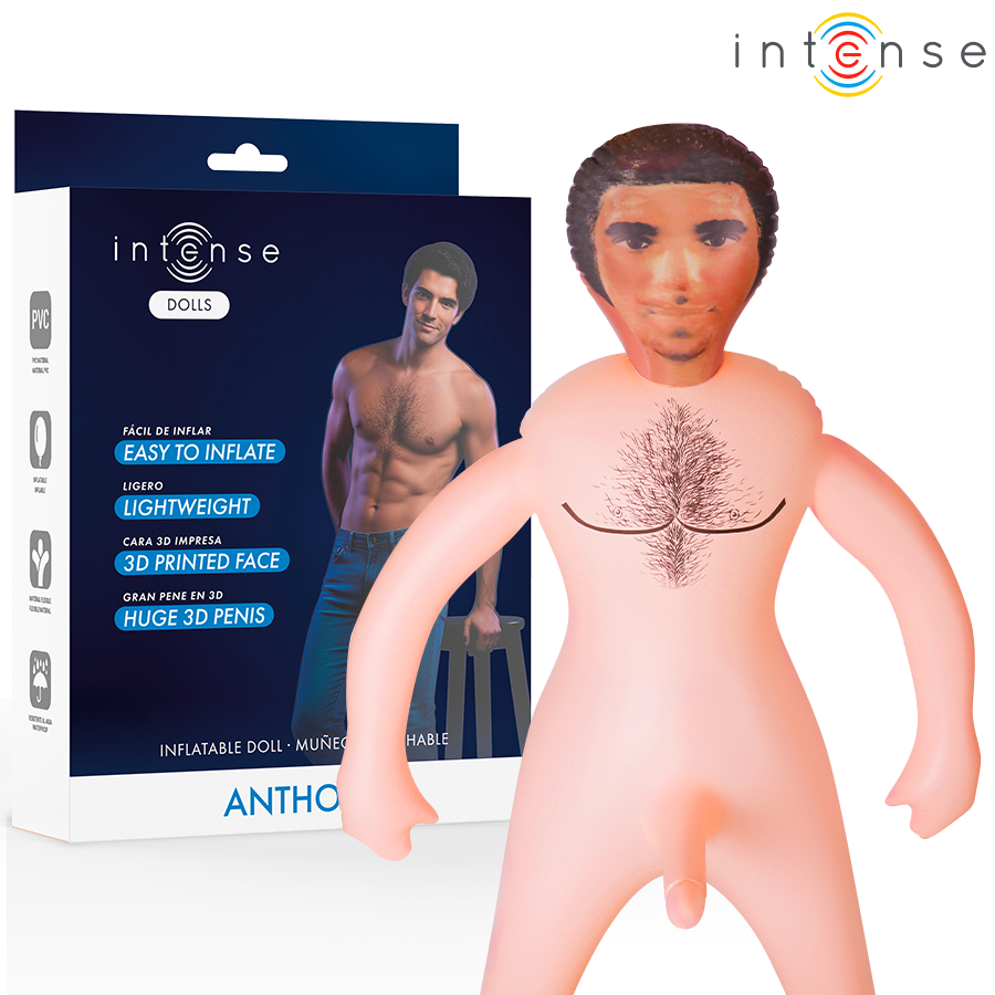 Obsenza - Anthony inflatable doll with 3d penis - Image 1