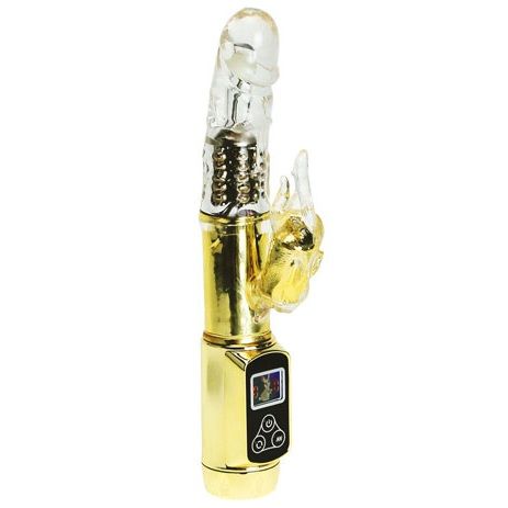 Obsenza - Siberia Passion Gold Rabbit Vibrator with Dual Rotation - Image 1