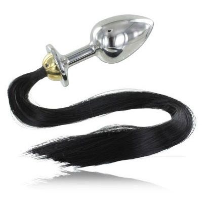 Obsenza - Plug Anal en Acier Hypoallergénique avec Queue 8,89 cm - Image 1