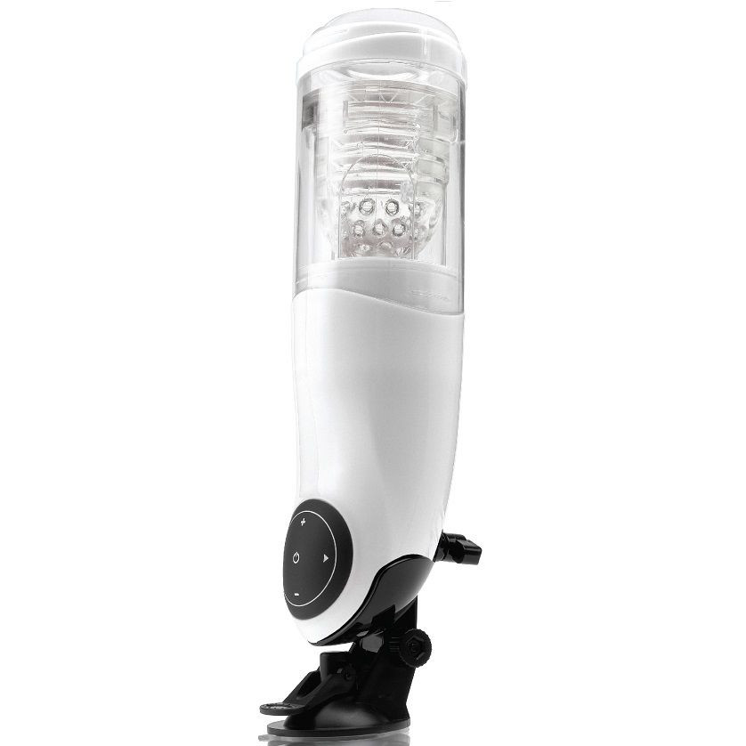 Obsenza - Masturbateur PDX Mega Bator USB - Vibration et Rotation - Blanc - Image 1