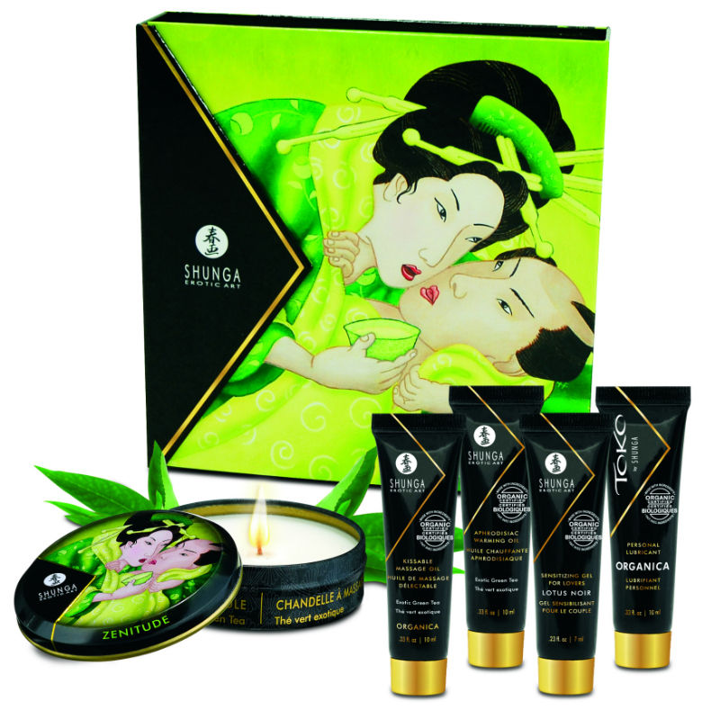 Obsenza - Shunga Bio-Grüntee-Set für Sinnliche Momente und Entspannung - Grün - Image 1