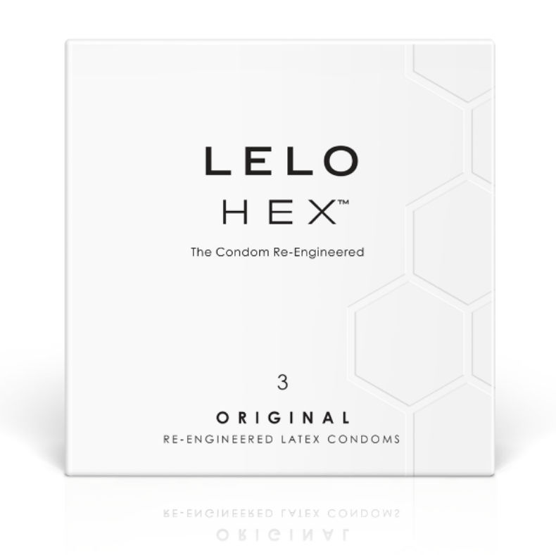 Obsenza - Caixa de Preservativos LELO HEX 3 Unidades - Sensibilidade Máxima - Image 1