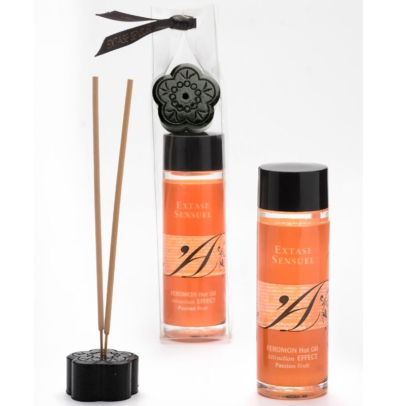 Obsenza - Extase Sensual Heat Effect Massage Oil with Passion Fruit Pheromones - 100ml - Image 1